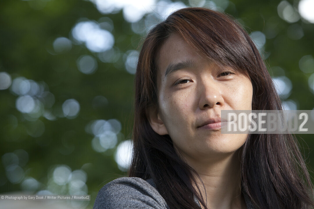 Han Kang, the South Korean writer, at the Edinburgh International Book Festival 2015. Edinburgh, Scotland. 16th August 2015 ..©Photograph by Gary Doak/Writer Pictures/Rosebud2