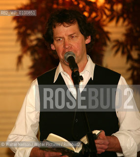 100 Poets, 100 Readings at St Andrews Stanza Poetry Festival 2007.Tony Curtis..Copyright©Walter Neilson/Writer Pictures/Rosebud2