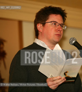 100 Poets, 100 Readings at St Andrews Stanza Poetry Festival 2007.Allan Crosbie..Copyright©Walter Neilson/Writer Pictures/Rosebud2