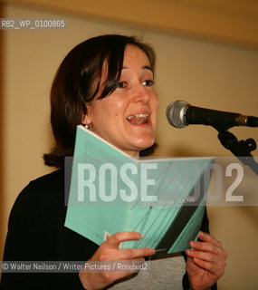 100 Poets, 100 Readings at St Andrews Stanza Poetry Festival 2007.Lorraine Mariner..Copyright©Walter Neilson/Writer Pictures/Rosebud2