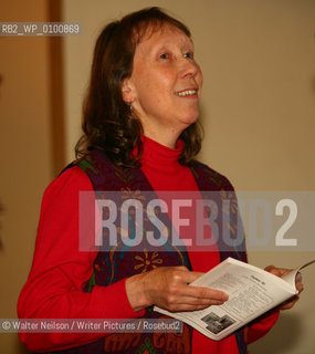 100 Poets, 100 Readings at St Andrews Stanza Poetry Festival 2007.Paula Jennings..Copyright©Walter Neilson/Writer Pictures/Rosebud2