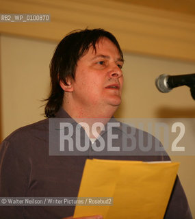 100 Poets, 100 Readings at St Andrews Stanza Poetry Festival 2007.Andrew Forster..Copyright©Walter Neilson/Writer Pictures/Rosebud2