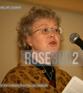 100 Poets, 100 Readings at St Andrews Stanza Poetry Festival 2007.Anna Crowe..Copyright©Walter Neilson/Writer Pictures/Rosebud2