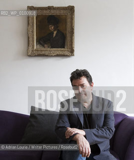 David Aaronovitch, author, journalist and broadcaster photographed in his North London home.                         .Copyright©Adrian Lourie/Writer Pictures/Rosebud2