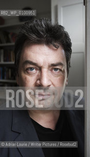 David Aaronovitch, author, journalist and broadcaster photographed in his North London home.                         .Copyright©Adrian Lourie/Writer Pictures/Rosebud2