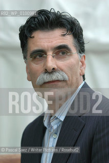 Iranianwriter Kader Abdolah at the Edinburgh International Book Festival...Copyright©Pascal Saez/Writer Pictures/Rosebud2