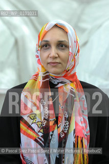  Sudanese writer Lela Aboulela, author of the novel Minaret, at the Edinburgh International Book Festival 2005..Copyright©Pascal Saez.Pascal Saez/Writer Pictures/Rosebud2