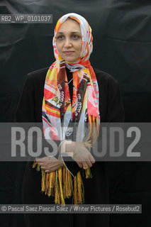  Sudanese writer Leila Aboulela, author of the novel Minaret, at the Edinburgh International Book Festival 2005..Copyright©Pascal Saez.Pascal Saez/Writer Pictures/Rosebud2