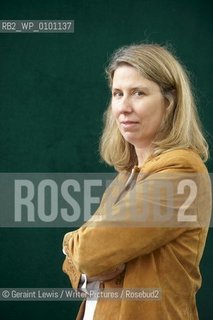 Gil Adamson, author and writer of the book The Outlander at The Edinburgh International Book Festival 2009..copyright©Geraint Lewis/Writer Pictures/Rosebud2