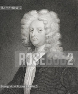 (1672-1719) British writer. Joseph Addison was a poet, essayist and playwright..copyright©nmg/Writer Pictures/Rosebud2