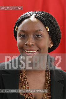 Nigerian writer Chimamanda Ngozi Adichie (author of Half of a Yellow Sun) at the Edinburgh International Book Festival...Copyright©Pascal Saez/Writer Pictures/Rosebud2