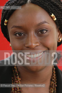 Nigerian writer Chimamanda Ngozi Adichie (author of Half of a Yellow Sun) at the Edinburgh International Book Festival...Copyright©Pascal Saez/Writer Pictures/Rosebud2