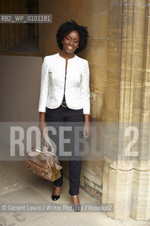 Chimamanda Ngozi Adichie,Nigerian Orange Prize winning author and writer of Purple Hibiscus and Half of a Yellow Sun at the Oxford Literary Festival at Christchurch College Oxford...copyright©Geraint Lewis/Writer Pictures/Rosebud2