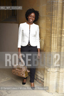 Chimamanda Ngozi Adichie,Nigerian Orange Prize winning author and writer of Purple Hibiscus and Half of a Yellow Sun at the Oxford Literary Festival at Christchurch College Oxford...copyright©Geraint Lewis/Writer Pictures/Rosebud2