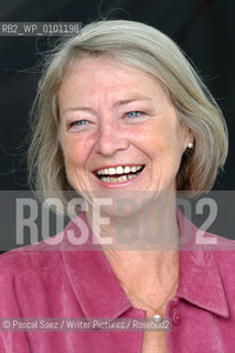 28 August 2004 - Edinburgh, UK - British writer and reporter, and former BBC Chief News Correspondent  Kate Adie.at the Edinburgh International Book Festival ..©Pascal Saez/Writer Pictures/Rosebud2