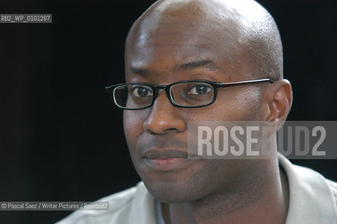 Writer Segun Afolabi at the Edinburgh International Book Festival...Copyright©Pascal Saez/Writer Pictures/Rosebud2