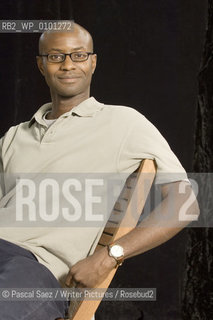 Writer Segun Afolabi at the Edinburgh International Book Festival...Copyright©Pascal Saez/Writer Pictures/Rosebud2