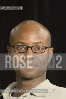 Writer Segun Afolabi at the Edinburgh International Book Festival...Copyright©Pascal Saez/Writer Pictures/Rosebud2