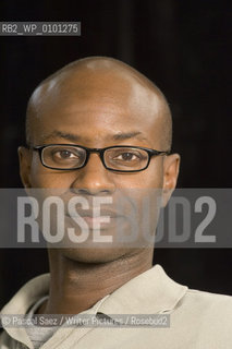 Writer Segun Afolabi at the Edinburgh International Book Festival...Copyright©Pascal Saez/Writer Pictures/Rosebud2