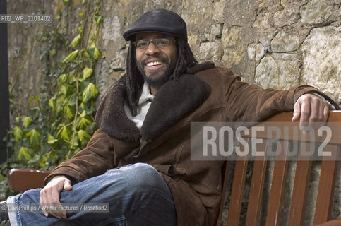 STAnza poetry festival 2010. Canadian poet John Akpata in the Byre Theatre gardens in St Andrews ...copyright©Dan Phillips/Writer Pictures/Rosebud2