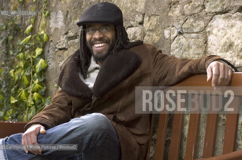 STAnza poetry festival 2010. Canadian poet John Akpata in the Byre Theatre gardens in St Andrews ...copyright©Dan Phillips/Writer Pictures/Rosebud2