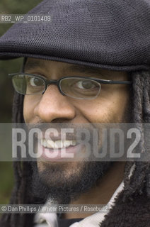 STAnza poetry festival 2010. Canadian poet John Akpata in the Byre Theatre gardens in St Andrews ...copyright©Dan Phillips/Writer Pictures/Rosebud2