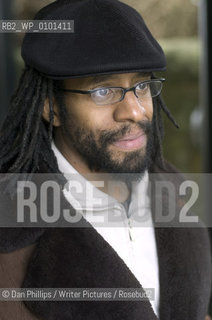 STAnza poetry festival 2010. Canadian poet John Akpata in the Byre Theatre gardens in St Andrews ...copyright©Dan Phillips/Writer Pictures/Rosebud2