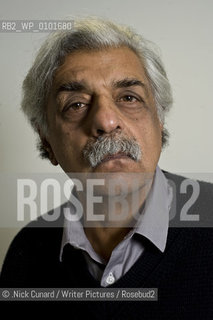 Tariq Ali, British Pakistani historian, novelist, filmmaker, political campaigner and commentator, pictured at the Free Word Centre, London, UK, October 25, 2010..©.Nick Cunard/Writer Pictures/Rosebud2