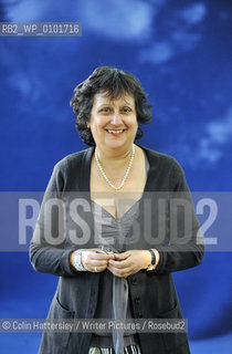 Yasmin Alibhai-Brown at the Edinburgh Book Festival, ..copyright©Colin Hattersley/Writer Pictures/Rosebud2