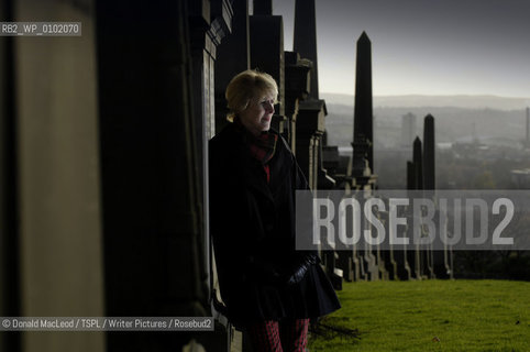 Scottish Crime writer Lin Anderson, at the Glasgow Necropolis..copyright©Donald MacLeod/TSPL/Writer Pictures/Rosebud2