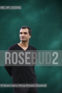 Nadeem Aslam, author and writer of the book The Wasted Vigil at The Edinburgh International Book Festival 2009..copyright©Geraint Lewis/Writer Pictures/Rosebud2