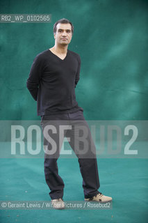 Nadeem Aslam, author and writer of the book The Wasted Vigil at The Edinburgh International Book Festival 2009..copyright©Geraint Lewis/Writer Pictures/Rosebud2