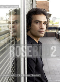 Nadeem Aslam ,author of The Washed Virgil which is set in Afghanistan.....Copyright©Geraint Lewis/Writer Pictures/Rosebud2