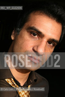 English based Pakistani writer Nadeem Aslam..Copyright©Cato Lein/Writer Pictures/Rosebud2