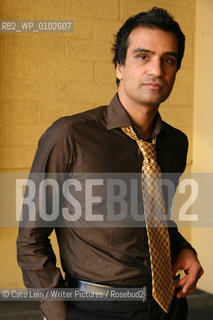 English based Pakistani writer Nadeem Aslam..Copyright©Cato Lein/Writer Pictures/Rosebud2