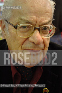 Turkish writer Turkkaya Ataov at the Istanbul Book Fair...Copyright©Pascal Saez/Writer Pictures/Rosebud2