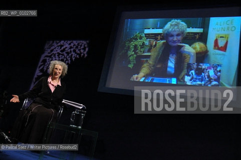 Canadian writer Margaret Atwood at the Edinburgh International Book Festival 2007. ..Copyright©Pascal Saez/Writer Pictures/Rosebud2