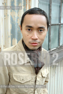 British writer Tash Aw, who was born in Taipei and raised in Malaysia. He is the author of The Harmony Silk Factory, which won the Whitbread First Novel Award in 2005 and was published internationally, here at the Vancouver International Writers and Readers Festival...Copyright©Pascal Saez/Writer Pictures/Rosebud2