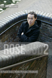 British writer Tash Aw, who was born in Taipei and raised in Malaysia. He is the author of The Harmony Silk Factory, which won the Whitbread First Novel Award in 2005 and was published internationally, here at the Vancouver International Writers and Readers Festival...Copyright©Pascal Saez/Writer Pictures/Rosebud2