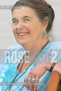 British childrens writer Lynne Reid Banks, author of many books, such as .The Indian In the Cupboard, at the Edinburgh International Book Festival 2003...Copyright©Pascal Saez/Writer Pictures/Rosebud2
