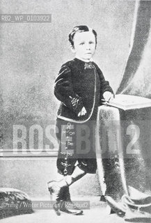 J M Barrie aged about six years..copyright©nmg/Writer Pictures/Rosebud2