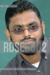 British writer and former Guantanamo Bay prisoner Moazzam Begg at the Edinburgh International Book Festival...Copyright©Pascal Saez/Writer Pictures/Rosebud2