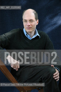 Writer and philosopher Alain de Botton at the Edinburgh International Book Festival...Copyright©Pascal Saez/Writer Pictures/Rosebud2
