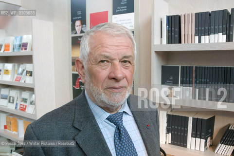 French writer and former police chief Commissaire Robert Broussard at the Salon du Livre (Book Fair) in Paris, March 2006..Copyright©Pascal Saez/Writer Pictures/Rosebud2