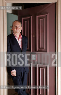 Giles Brandreth in room 118 at the Cadogan Hotel, Knightsbridge, London - the room that Oscar Wilde was arrested in.  Giles is writing a series of books involving Oscar Wilde as the lead character...copyright©Graham Jepson/Writer Pictures/Rosebud2