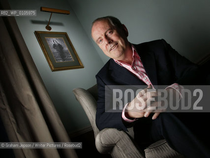 Giles Brandreth in room 118 at the Cadogan Hotel, Knightsbridge, London - the room that Oscar Wilde was arrested in.  Giles is writing a series of books involving Oscar Wilde as the lead character...copyright©Graham Jepson/Writer Pictures/Rosebud2