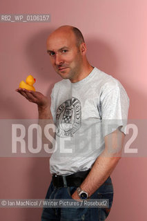 Chris Brookmyre  - Crime fiction writter pictured at his home in Bothwell on the day of the launch of his latest novel Attack of the Unsinkable Ducks...Copyright©Ian MacNicol/Writer Pictures/Rosebud2
