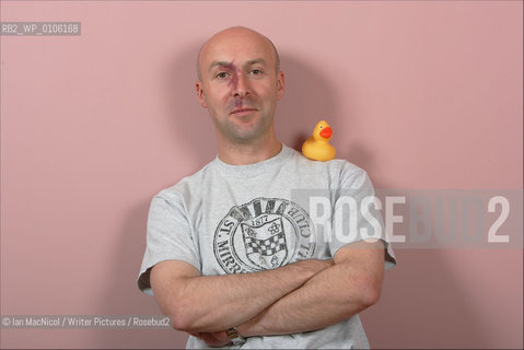 Chris Brookmyre  - Crime fiction writter pictured at his home in Bothwell on the day of the launch of his latest novel Attack of the Unsinkable Ducks...Copyright©Ian MacNicol/Writer Pictures/Rosebud2