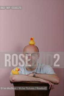 Chris Brookmyre  - Crime fiction writter pictured at his home in Bothwell on the day of the launch of his latest novel Attack of the Unsinkable Ducks...Copyright©Ian MacNicol/Writer Pictures/Rosebud2