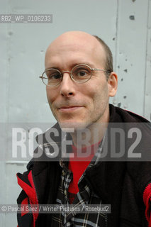 Canadian writer and illustrator Chester Brown, author of graphic novels Louis Riel, and  The Playboy and winner of 3 Harvey Awards and a Will Eisner Comic Industry Award, at the Vancouver International Writers and Readers Festival...Copyright©Pascal Saez/Writer Pictures/Rosebud2